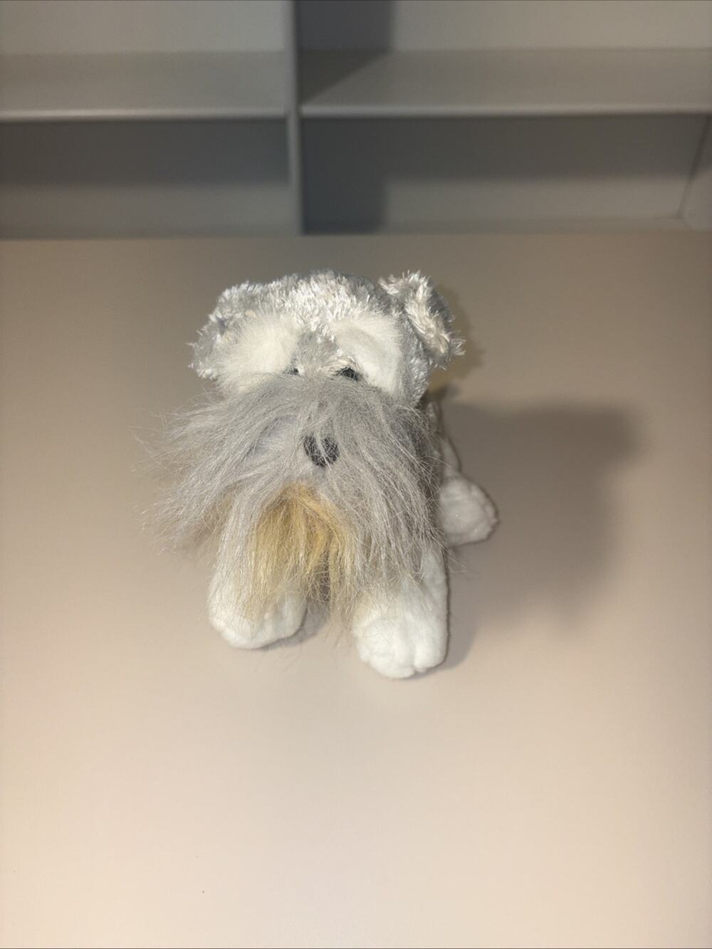 GANZ Webkinz Schnauzer Puppy Dog Plush Stuffed Animal Soft Toy HM159 NO CODE 9”